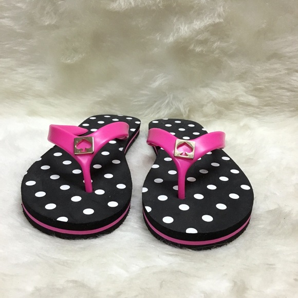 Kate Spade Polkadot Flip Flops - Picture 2 of 7
